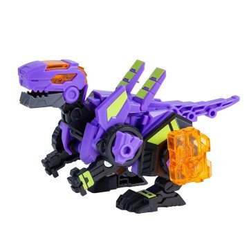 Фото5.Динозавр-трансформер DINOSTER - ПУРПУРОВИЙ РАПТОР-БОТ