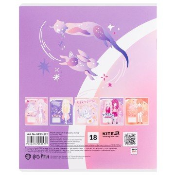 Фото4.Зошит 18 арк., лін., фольга + УФ лак, HP