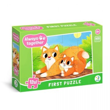 Фото4.Пазл «Завжди разом. Котики» 12 елементів