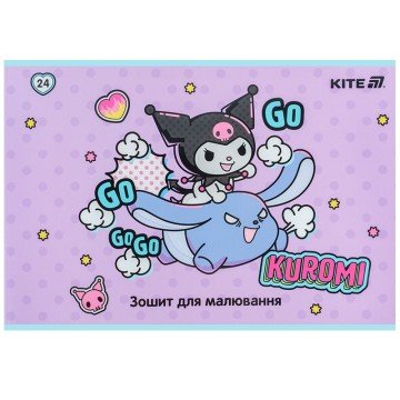 Фото4.Зошит для малювання, 24 арк., скоба, софт тач + УФ лак, HK-2