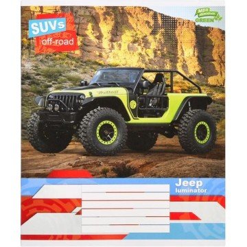 Фото4.Зошит кольоровий 12 аркушів, клітинка (20 штук в упаковці)