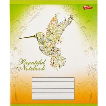 Фото4.Зошит кольоровий 12 аркушів, лінія (20 штук в упаковці)