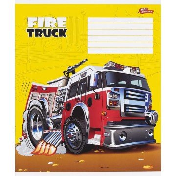 Фото4.Зошит кольоровий 12 аркушів, лінія (20 штук в упаковці)