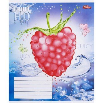 Фото4.Зошит кольоровий 12 аркушів, клітинка (20 штук в упаковці)