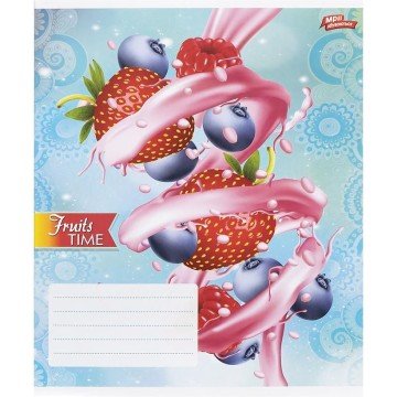 Фото4.Зошит кольоровий 18 аркушів, лінія (20 штук в упаковці)