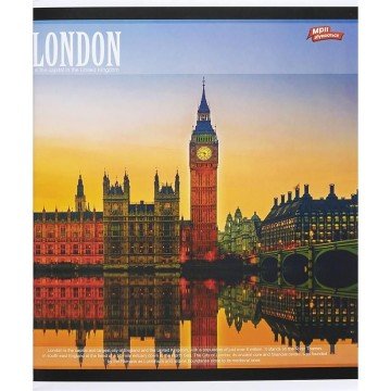 Фото4.Зошит кольоровий 96 аркушів, лінія