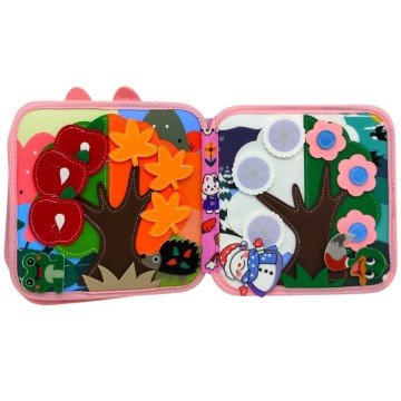 Фото4.Мʼяка книжка-бізіборд 