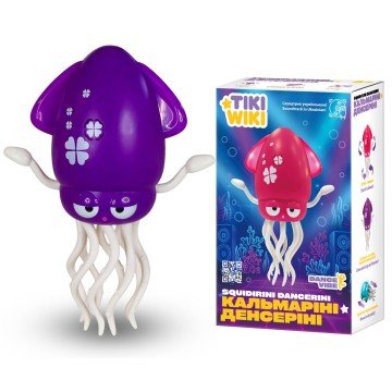 Фото4.Інтерактивна іграшка TIKI WIKI – КАЛЬМАРІНІ ДЕНСЕРІНІ (світло, українською, пурпуровий)