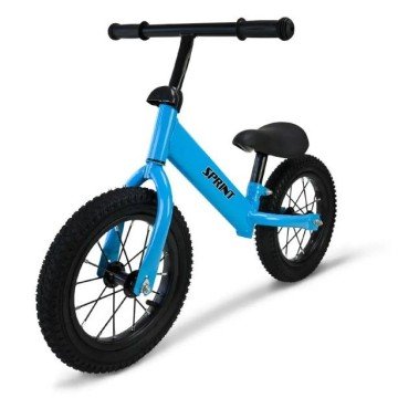 Фото4.Велобіг (сталевий, колеса 12 дюймів надувні) синій