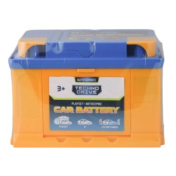 Фото4.Ігровий набір CAR BATTERY - АВТОСЕРВІС З МІНІМОДЕЛЛЮ ЗМІНИ КОЛІР TechnoDrive (304570)