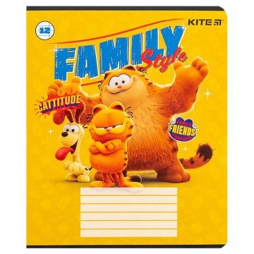 Фото5.Зошит 12 арк., лін., гібр. лак + УФ лак, GF