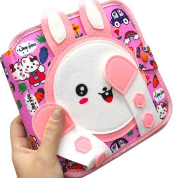 Фото5.Мʼяка книжка-бізіборд 