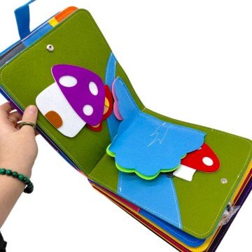 Фото5.Мʼяка книжка-бізіборд 