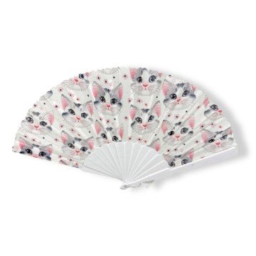 Фото5.Аксесуар віяло мікс видів (КОТИКИ)