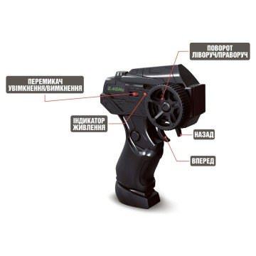 Фото6.Автомобіль Speed racing drift з р/к – Aeolus (жовтий, 1:16)