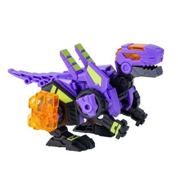 Фото7.Динозавр-трансформер DINOSTER - ПУРПУРОВИЙ РАПТОР-БОТ