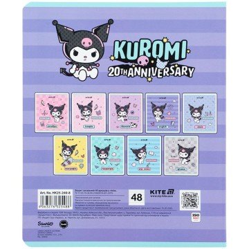 Фото6.Зошит предметн. 48 арк., лн., софт тач+УФ, HK, англ. мова