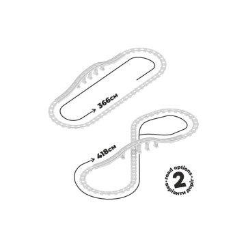 Фото6.Іграшка «Конструктор залізниця ТехноК», коробка 37.4х25х13.7 см