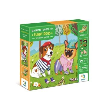 Фото6.Магнітна гра «Одягалка: Кумедні пси»