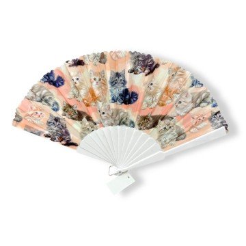 Фото6.Аксесуар віяло мікс видів (КОТИКИ)