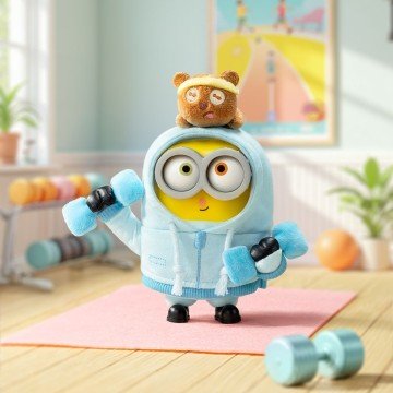 Фото6.Колекційна мʼяка іграшка з кільцем РOP TOP 52Toys серії Bob & Tim - Посіпаки Pop Top (300136)