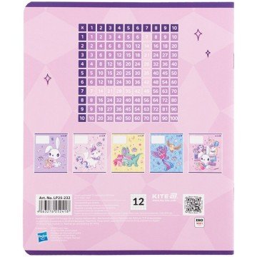 Фото7.Зошит 12 арк., кл., УФ лак + глітер, LP