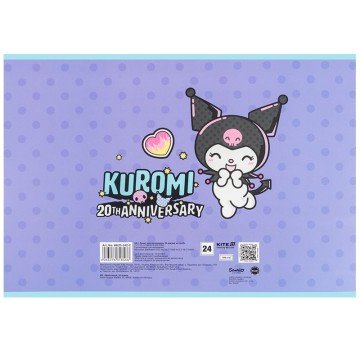 Фото7.Зошит для малювання, 24 арк., скоба, софт тач + УФ лак, HK-2