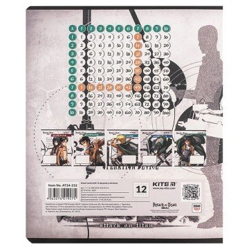 Фото7.Зошит 12 арк., кл., софт тач + УФ лак, AT