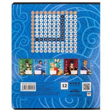 Фото7.Зошит 12 арк., кл., гібр. лак + УФ лак, AV