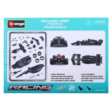 Фото7.Авто-конструктор - Mercedes-AMG F1 W14 Performance (1:24) (#44) Bburago (289064)