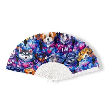 Фото7.Аксесуар віяло мікс видів (котики та собачки)