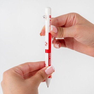 Фото8.Ручка кулькова автоматична Football nations, синя