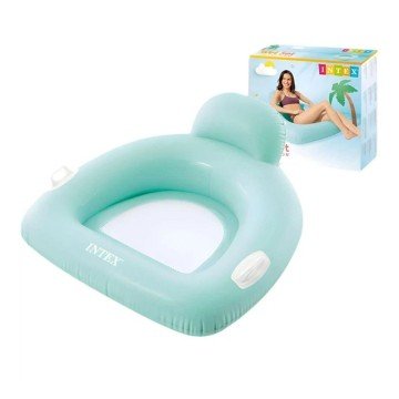 Фото4.Надувний плотик в коробці 114x107 см (БЛАКИТНИЙ)