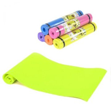 Фото1.Килимок для йоги, 4 мм (салатовий)