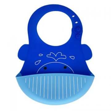 Фото1.Слинявчик силіконовий, синій