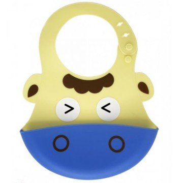 Фото1.Слинявчик силіконовий, жовтий