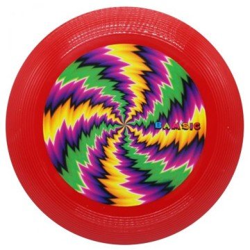 Фото1.Літаюча тарілка (фрісбі), червона