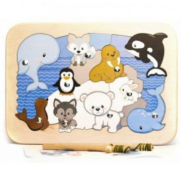 Фото1.Фанерний еко-пазл 