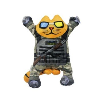 Фото1.М'яка іграшка на присосках 