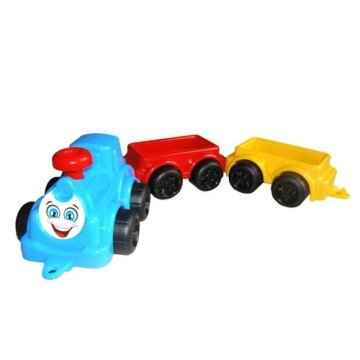 Фото1.Паровоз з вагончиками 