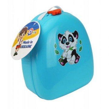 Фото1.Рюкзак пластиковий, блакитний