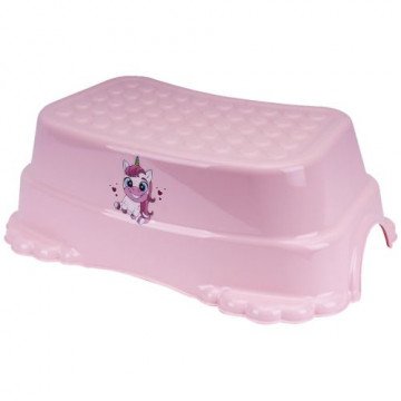 Фото1.Дитяча підставка-сходинка, рожева