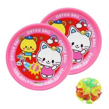 Фото1.Кетчбол на присосках Hello Kitty, рожева