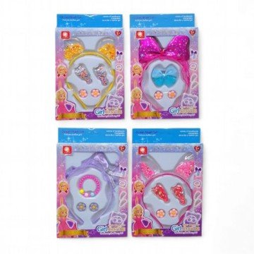 Фото1.Набір прикрас (обруч, прикраси для волосся), мікс, 1 набір