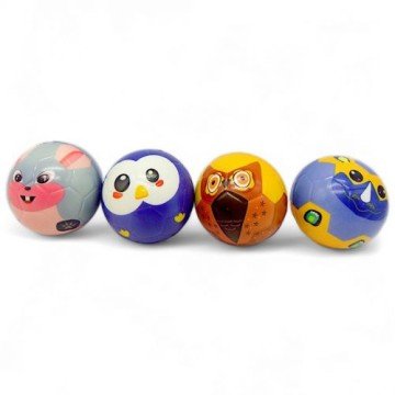 Фото1.Мʼяч фомовий, 10 см, мікс видів