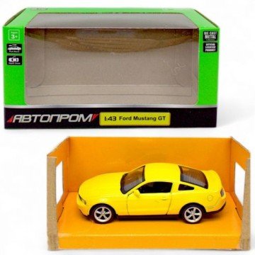 Фото1.Машинка Автопром: Ford Mustang GT ЖОВТА