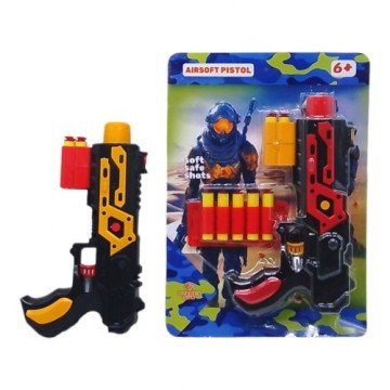 Фото1.Бластер M-65PF з мʼякими поролоновими патронами на присосках