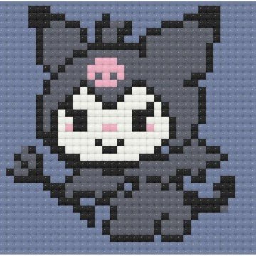 Фото1.Алмазна мозаїка (міні) Куромі (Kuromi), 10х10 см