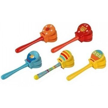 Фото1.Кастаньєти деревʼяні, мікс видів, 1 штука